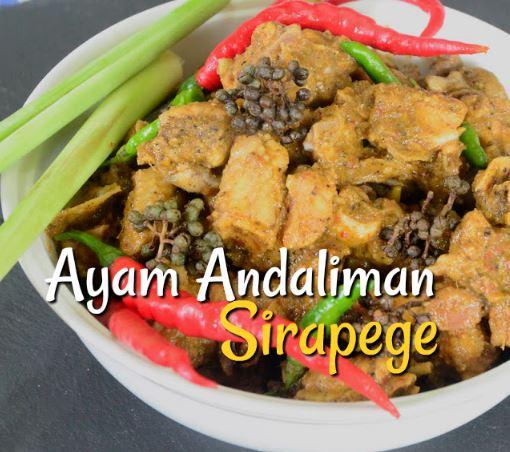 Ayam Masak Andaliman Lapo Sirapege