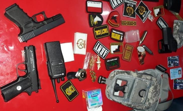 polisi tangkap pemilik air soft gun