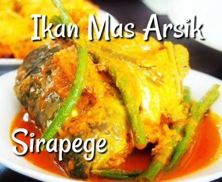 Ikan mas arsik lapo sirapege
