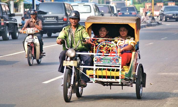 becak motor medan
