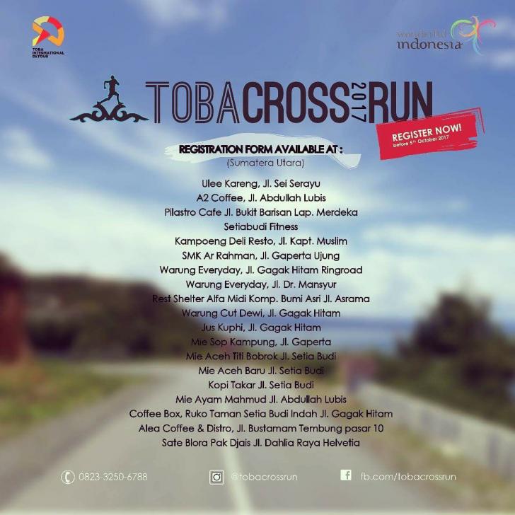 Pendaftaran Toba Cross Run