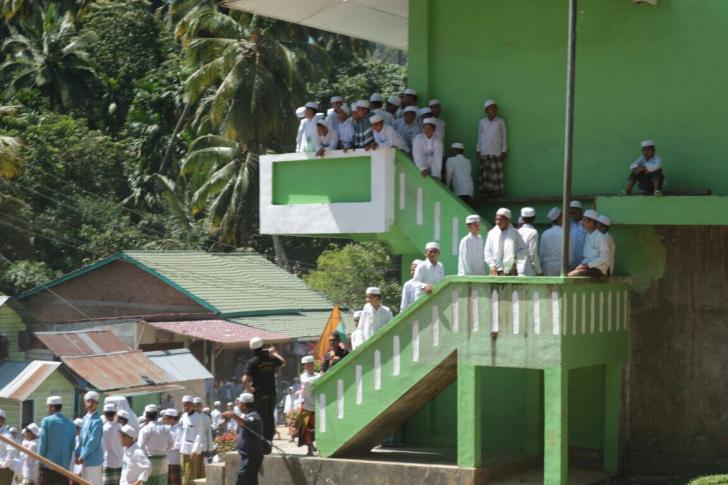 murid pesantren di madina