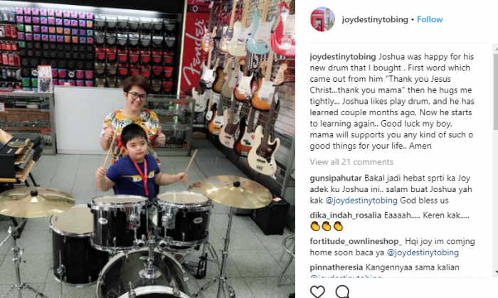 Joy tobing dan Joshua