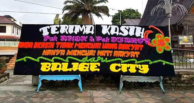 krans bunga ahok balige