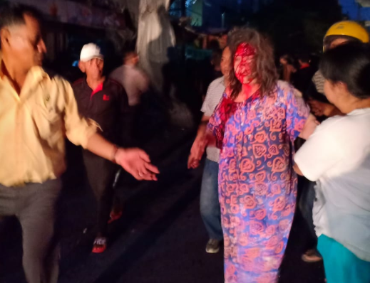 Korban Ledakan Gas di Medan
