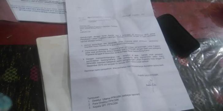 lapo di tutup surat imbauan untuk lapo