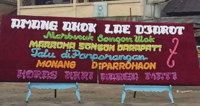 krans bunga di tarutung