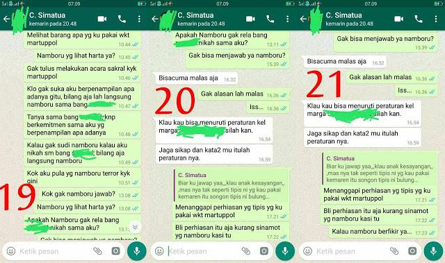 Ini Isi WA  Mantan Camer Penyebab Romauli Membatalkan 