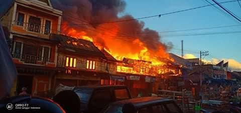 kebakaran rumah di doloksanggul