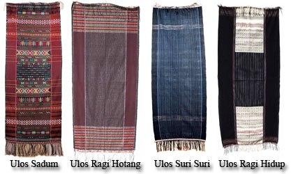 jenis jenis ulos batak