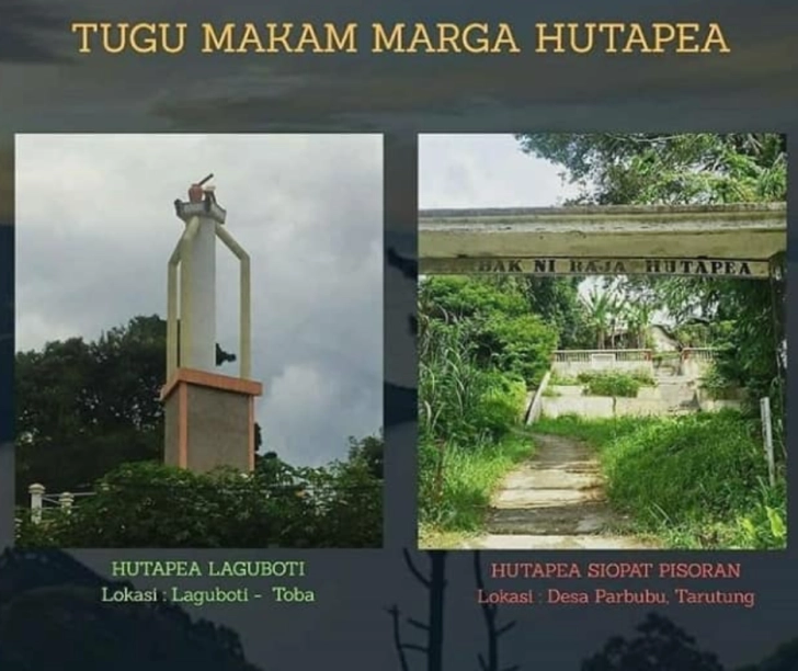 Tugu Marga Hutapea Laguboti dan Opat Pisoran