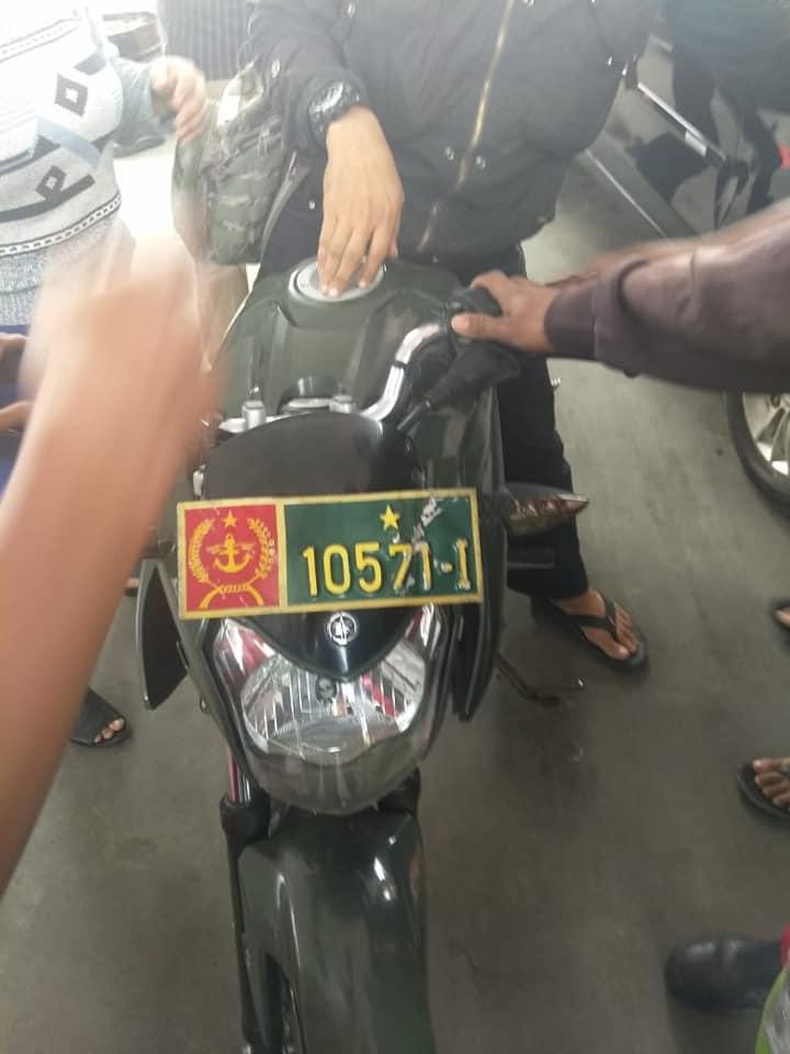 motor oknum tni