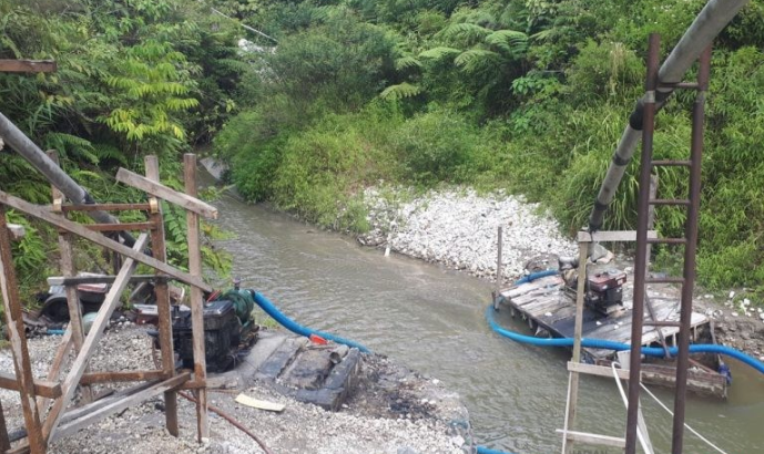 tambang pasir ilegal
