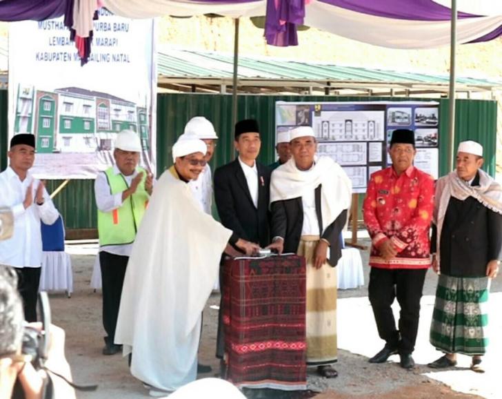 Jokowi kunjungan ke ponpes di mandailing natal