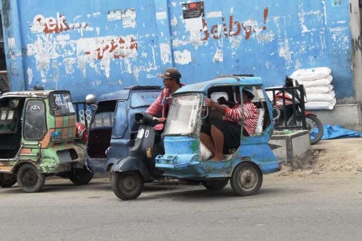 becak motor balige